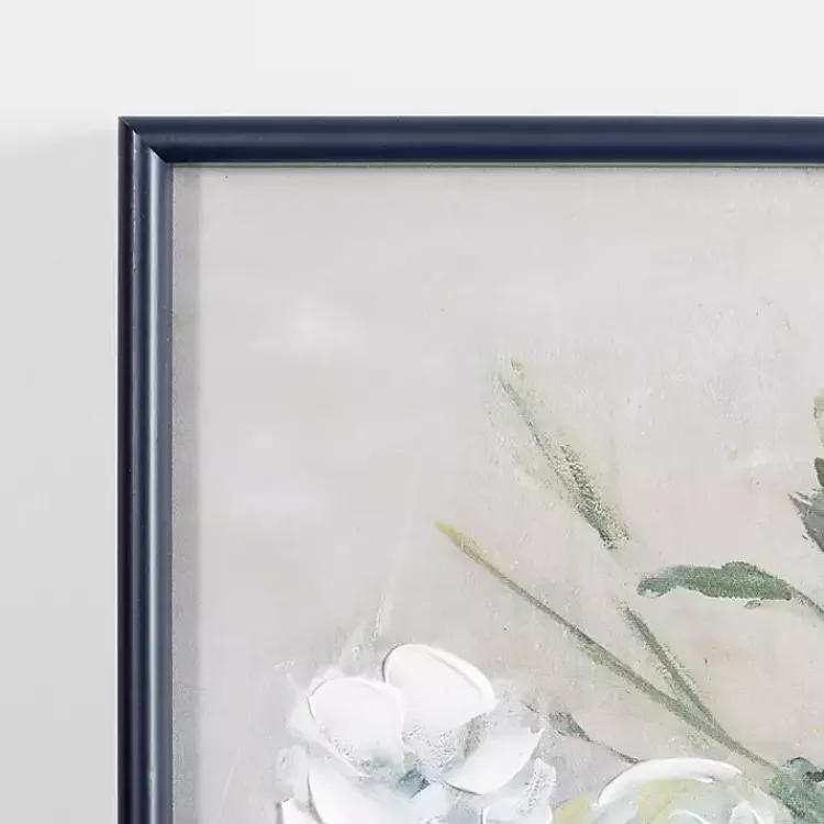 Framed Art-Kirklands Home Floral Framed Canvas Art Print White