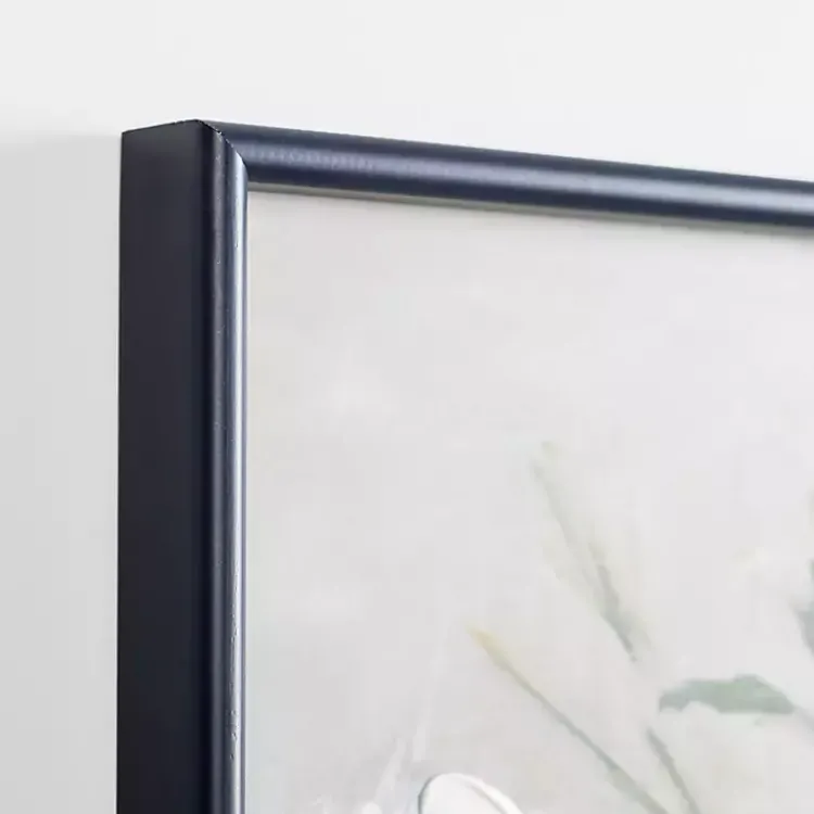 Framed Art-Kirklands Home Floral Framed Canvas Art Print White