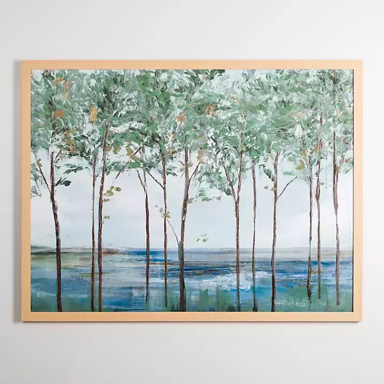Framed Art-Kirklands Home Forest Peak II Wood Framed Art Print