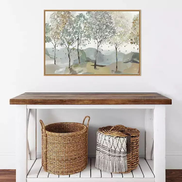 Canvas Art-Kirklands Home Breezy Landscape Trees I Framed Canvas Art Print