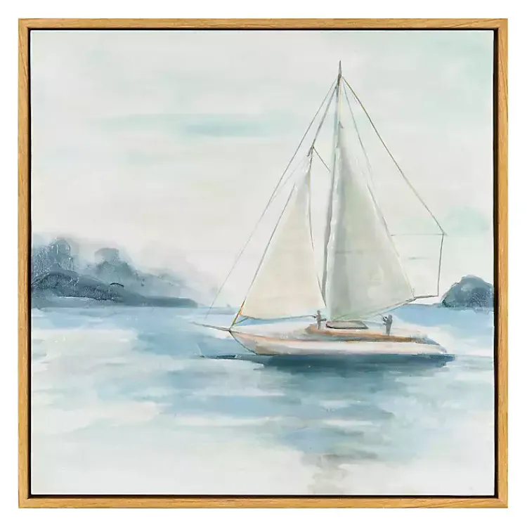 Canvas Art-Kirklands Home Sail from the Coast Framed Canvas Prints, Set of 2