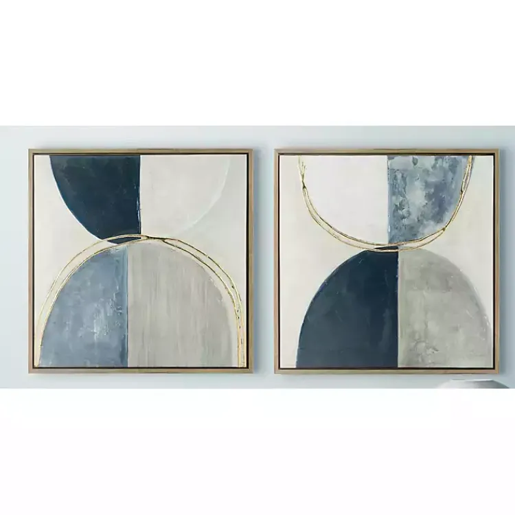 Canvas Art-Kirklands Home Moon Phase Framed Canvas Art Print, Set of 2
