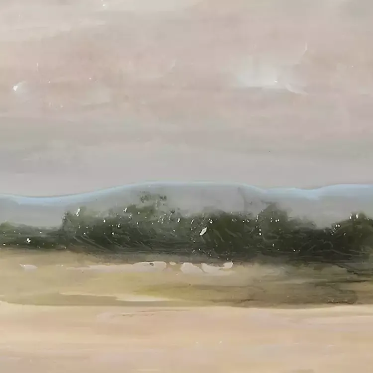 Canvas Art-Kirklands Home Field in Summer I Framed Canvas Art Print Gray