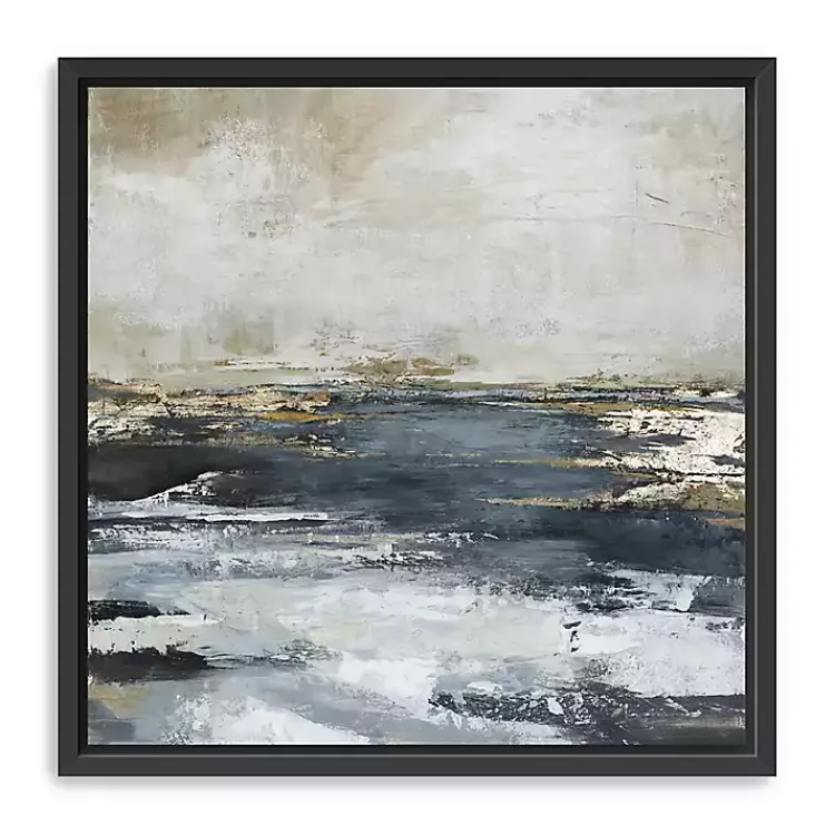 Canvas Art-Kirklands Home Blue Bay Framed Canvas Art Print, 40x40 in.
