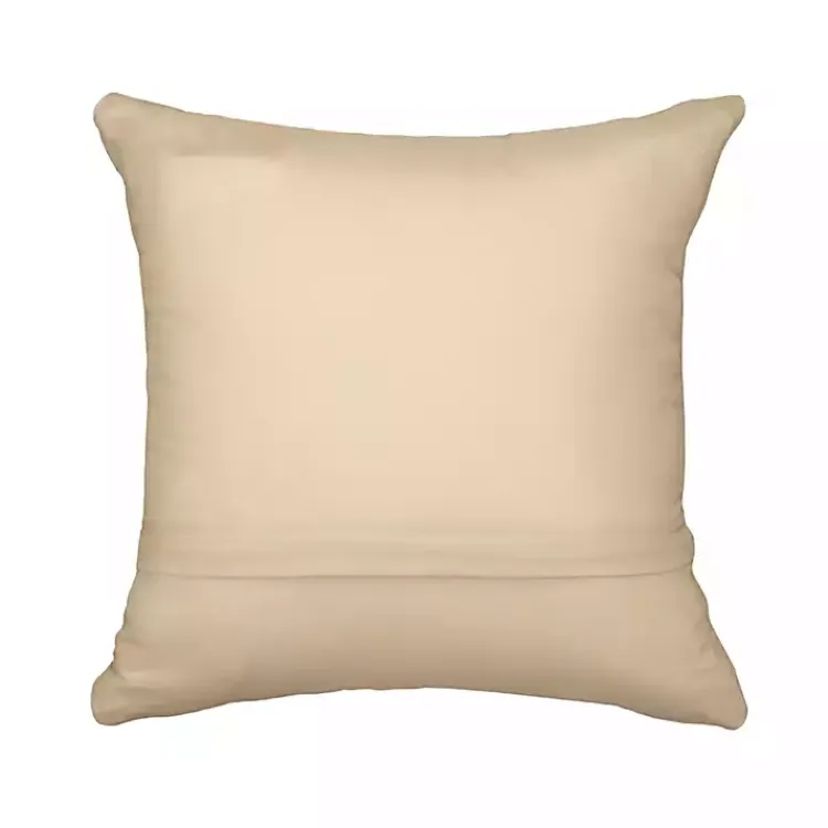 Outdoor Cushions & Pillows-Kirklands Home Navy Coral Woven Outdoor Throw Pillow