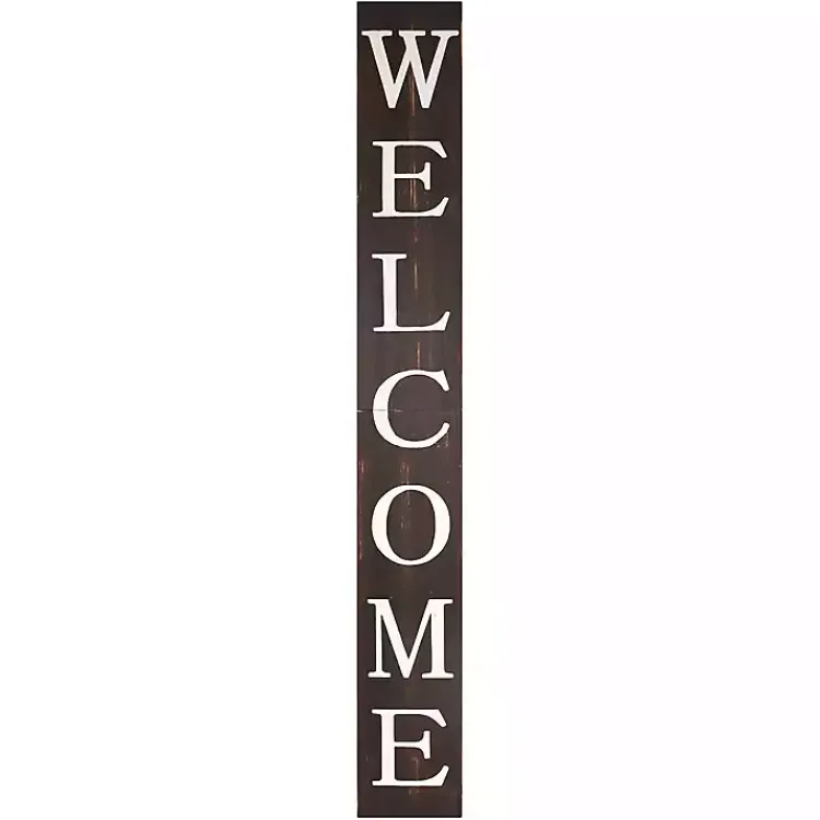 Garden Decor-Kirklands Home Natural Foldable Welcome Porch Board Brown