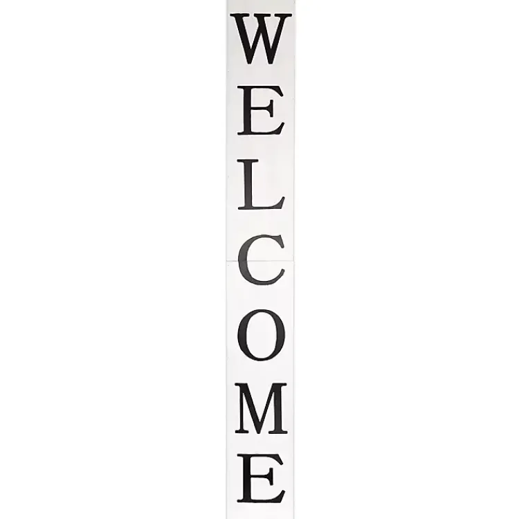 Garden Decor-Kirklands Home Foldable Welcome Porch Board White