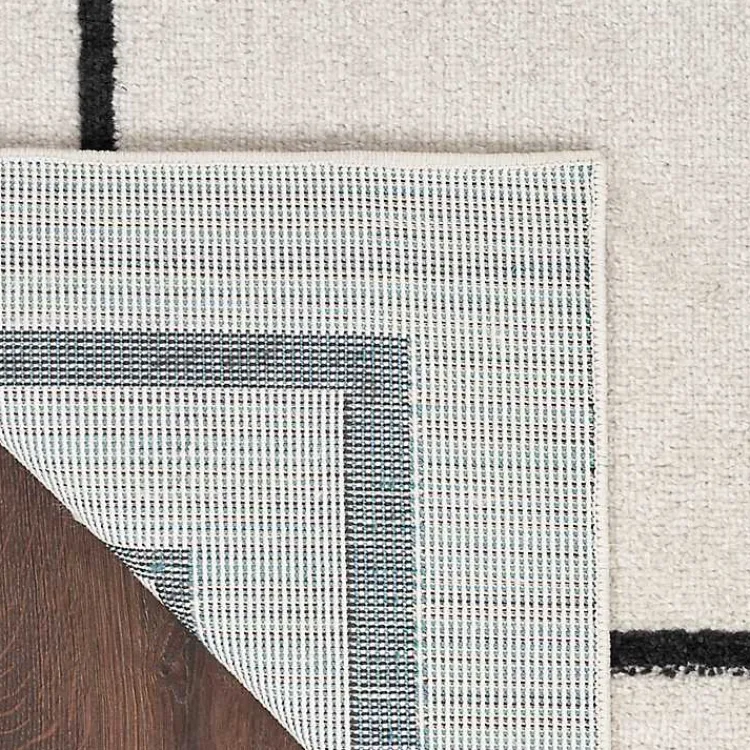 Outdoor Rugs-Kirklands Home Bordered Indoor/Outdoor Area Rug, 6x9 Ivory