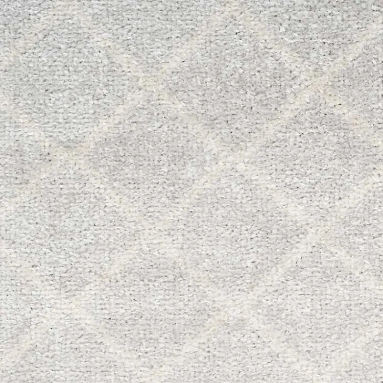 Area Rugs-Kirklands Home Light Moroccan Washable Runner, 2x10 Gray