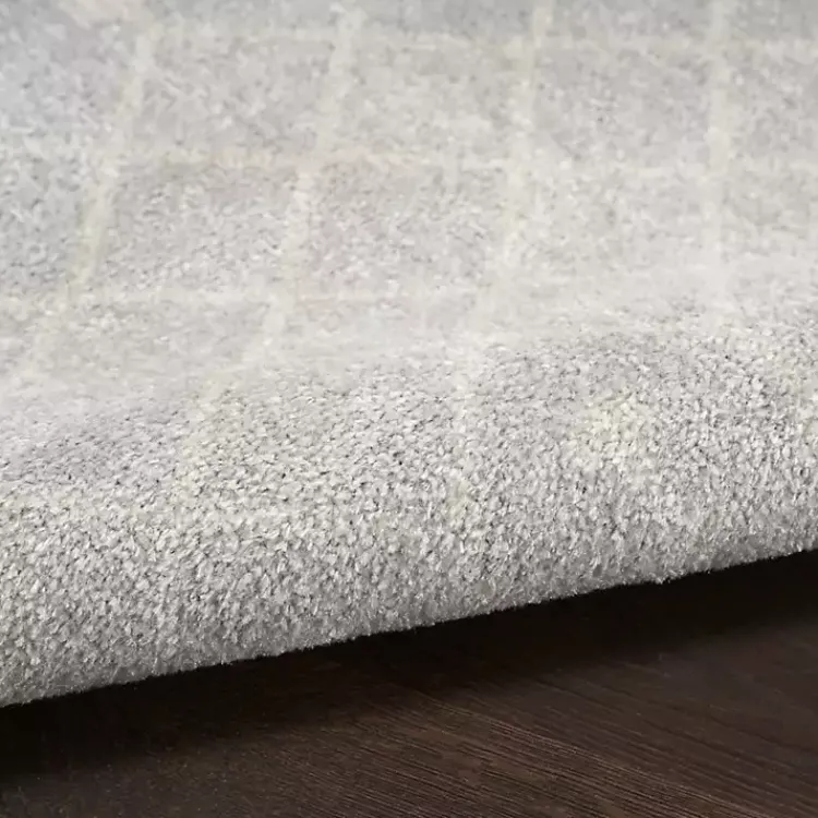 Area Rugs-Kirklands Home Light Moroccan Washable Area Rug, 7x10 Gray