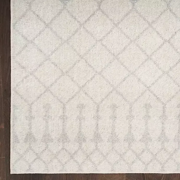 Area Rugs-Kirklands Home Moroccan Washable Area Rug, 3x5 Ivory