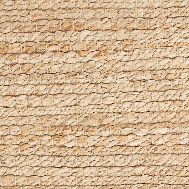 Area Rugs-Kirklands Home Natural Bleach Jute Reversible Area Rug, 4x6 Tan