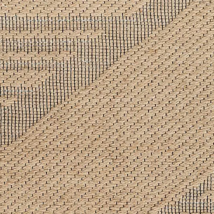 Area Rugs-Kirklands Home Natural Jute Woven Diamond Area Rug, 5x7