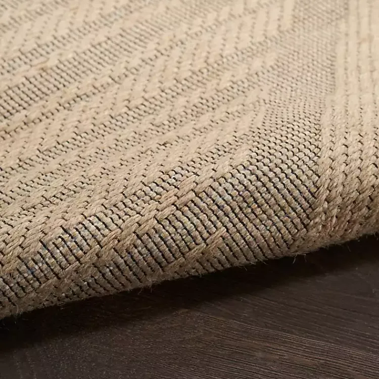 Area Rugs-Kirklands Home Natural Jute Woven Diamond Area Rug, 5x7