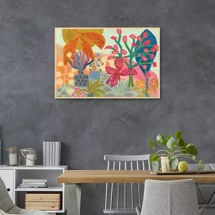 Canvas Art-Kirklands Home On the Veranda Framed Canvas Art Print Multi