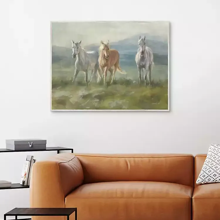 Canvas Art-Kirklands Home Rangeland Horses Framed Canvas Art Print