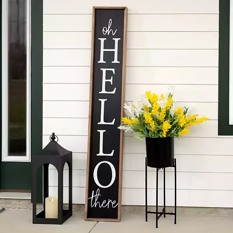 Garden Decor-Kirklands Home Oh Hello There Porch Board