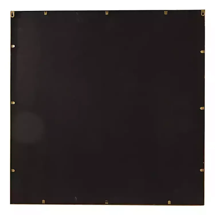 Decorative Mirrors-Kirklands Home Gold Metal Windowpane Wall Mirror