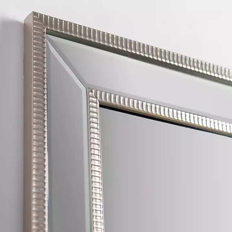 Decorative Mirrors-Kirklands Home Luxe Silver Wall Mirror, 35 in.