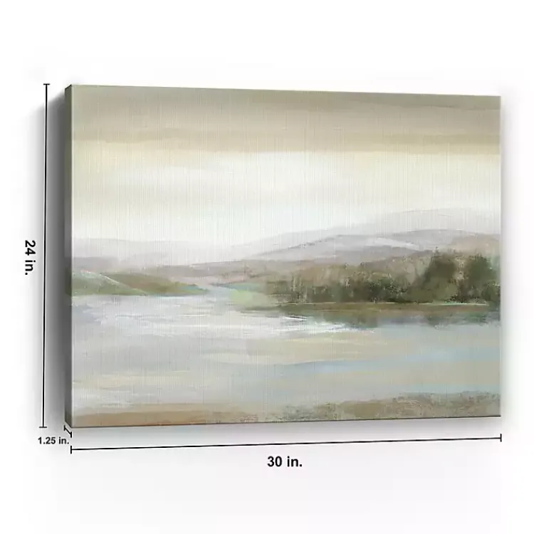Canvas Art-Kirklands Home The Cove Canvas Art Print, 30x24 in. Gray