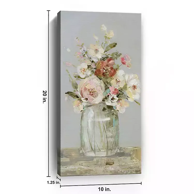 Canvas Art-Kirklands Home Country Time Arrangement Canvas Art Print Gray