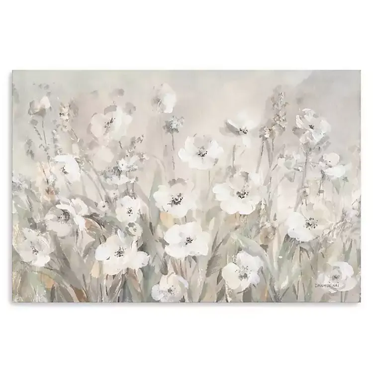 Canvas Art-Kirklands Home Shades of Canvas Art Print, 16x24 White