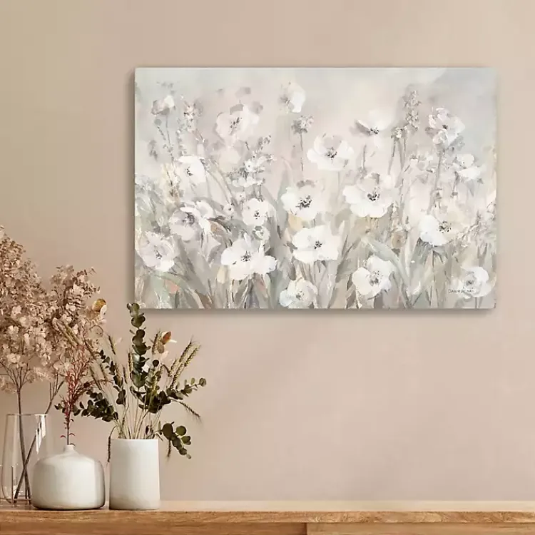 Canvas Art-Kirklands Home Shades of Canvas Art Print, 16x24 White
