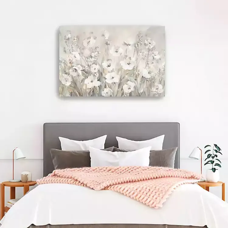 Canvas Art-Kirklands Home Shades of Canvas Art Print, 32x48 White