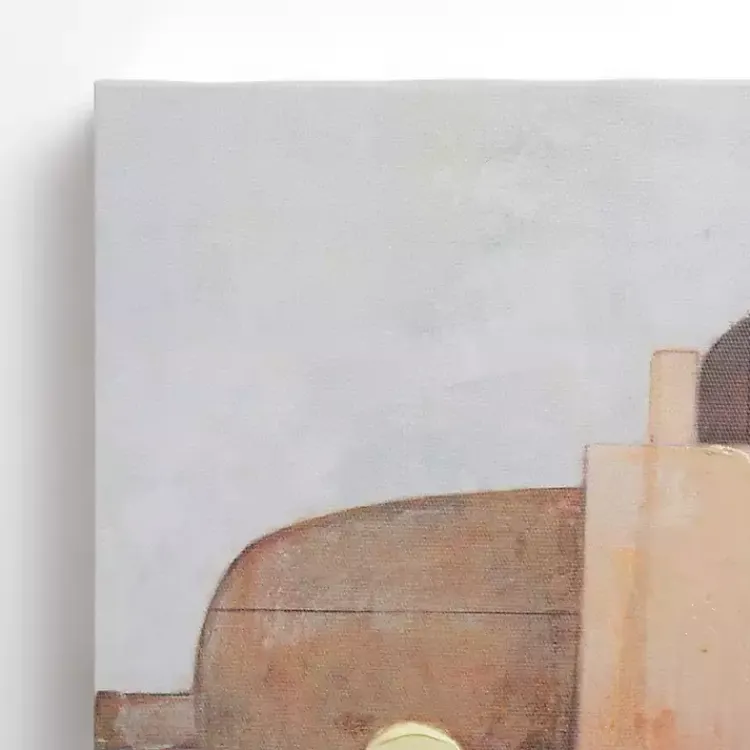 Canvas Art-Kirklands Home Cutting Boards with Lemons Canvas Art Print Brown