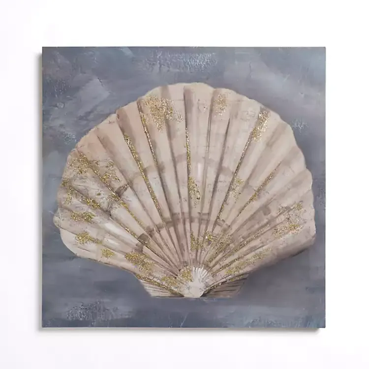 Canvas Art-Kirklands Home Neutral Seashell Canvas Art Print