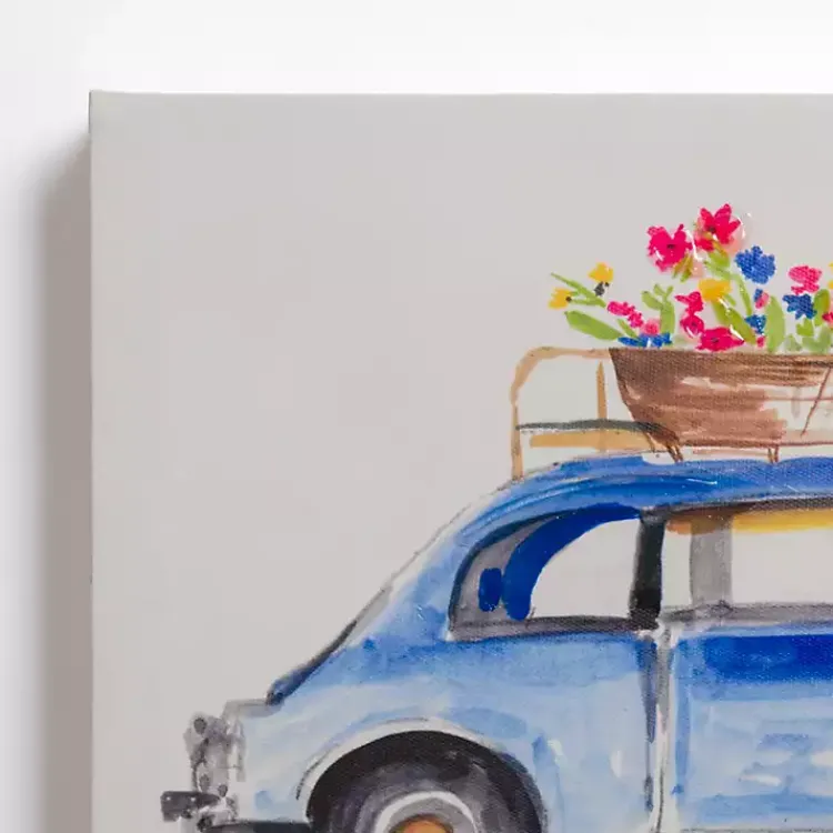 Canvas Art-Kirklands Home Floral Cars Canvas Art Prints, Set of 2