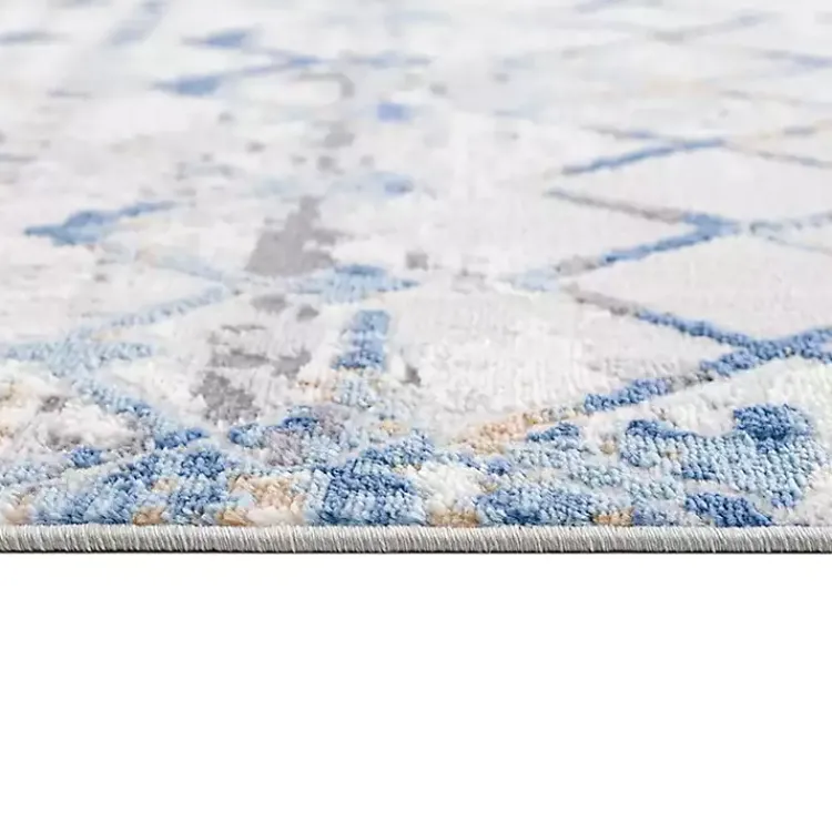 Area Rugs-Kirklands Home Moroccan Area Rug, 7x9 Blue