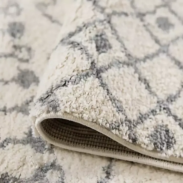 Area Rugs-Kirklands Home Diamond Runner Gray