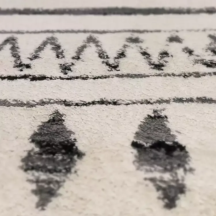 Area Rugs-Kirklands Home Cream Boho Striped Runner Ivory