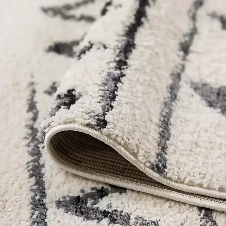 Area Rugs-Kirklands Home Cream Boho Striped Runner Ivory