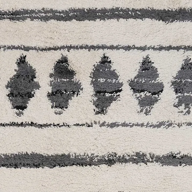 Area Rugs-Kirklands Home Cream Boho Striped Runner Ivory