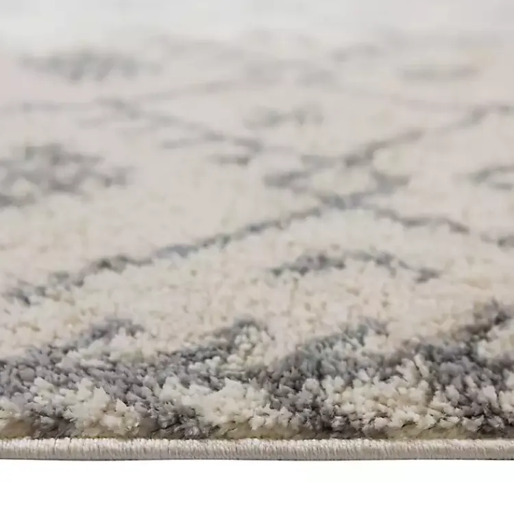 Area Rugs-Kirklands Home Geometric Area Rug, 5x8 Ivory