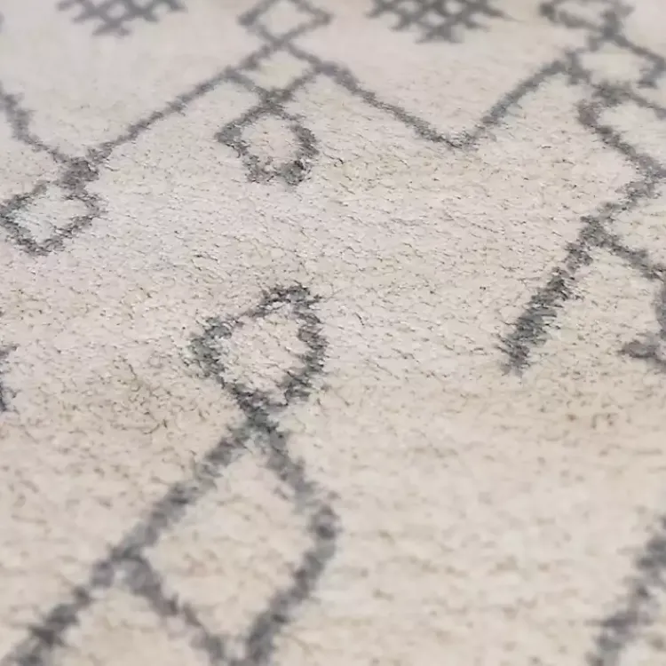 Area Rugs-Kirklands Home Geometric Runner Ivory