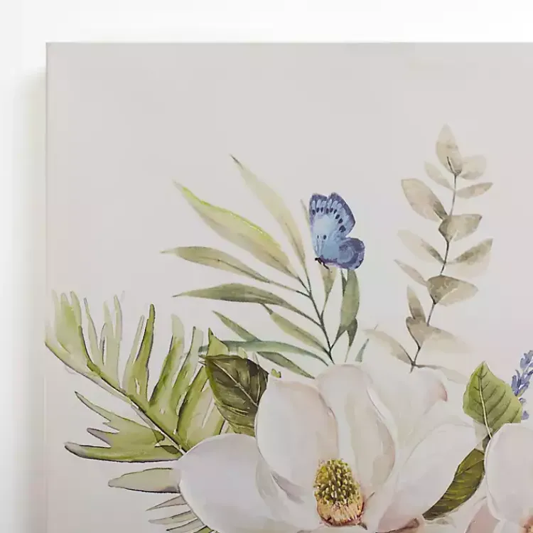Canvas Art-Kirklands Home Blue Floral in China Vase II Canvas Art Print