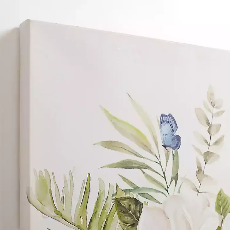 Canvas Art-Kirklands Home Blue Floral in China Vase II Canvas Art Print