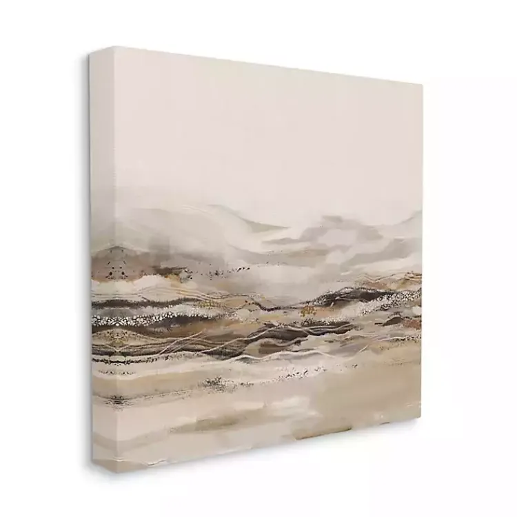 Canvas Art-Kirklands Home Neutral Abstract Mountains Canvas Art Print