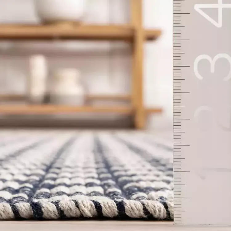 Area Rugs-Kirklands Home Dark Gray and Ivory Dainty Diamond Runner