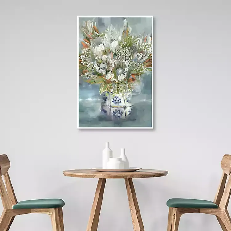 Canvas Art-Kirklands Home Mediterranean Bouquet I Framed Canvas Art Print