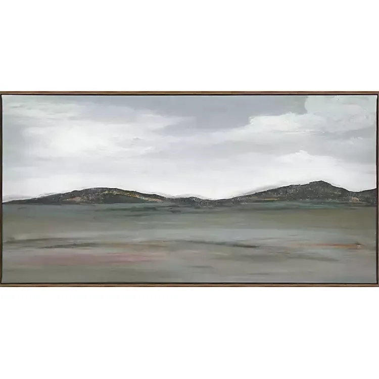 Canvas Art-Kirklands Home Firm Path Abstract Framed Canvas Art Print Gray