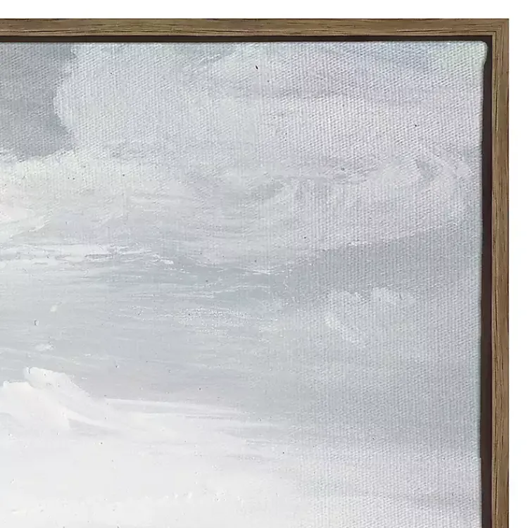 Canvas Art-Kirklands Home Firm Path Abstract Framed Canvas Art Print Gray