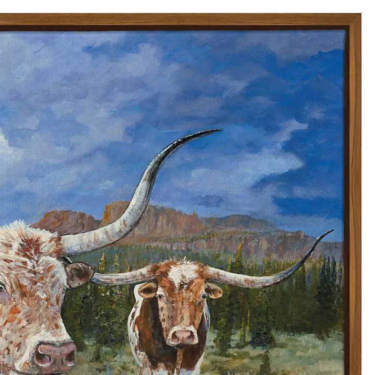 Canvas Art-Kirklands Home Mavericks Framed Canvas Art Print