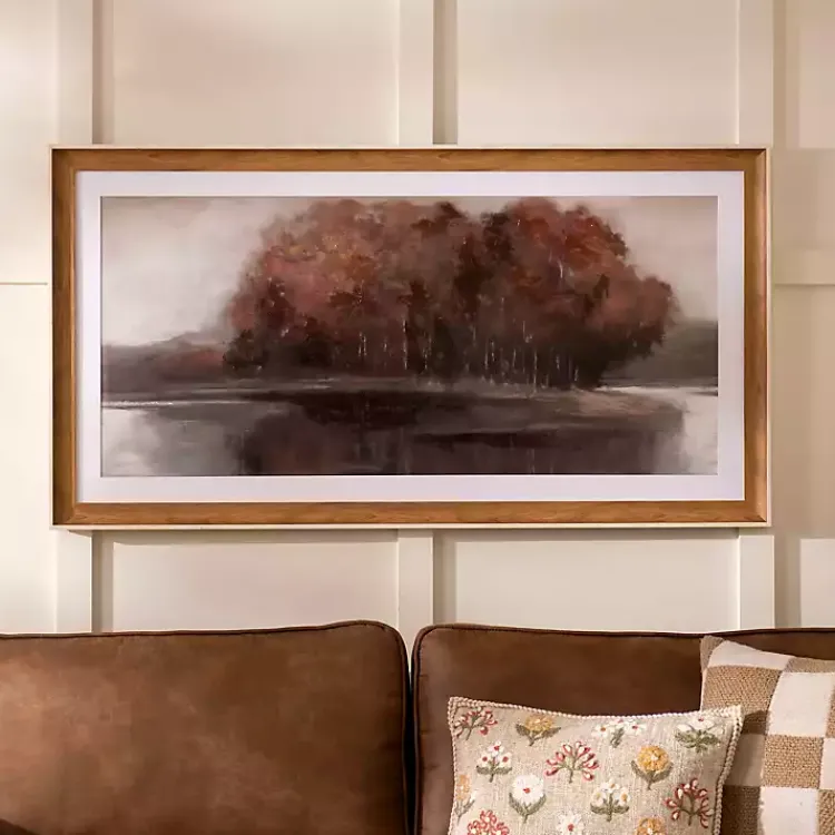 Framed Art-Kirklands Home Red Tree Landscape Framed Art Print