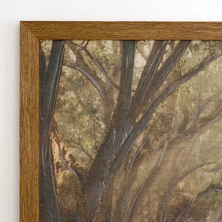 Framed Art-Kirklands Home Forest Lined Path Framed Art Print