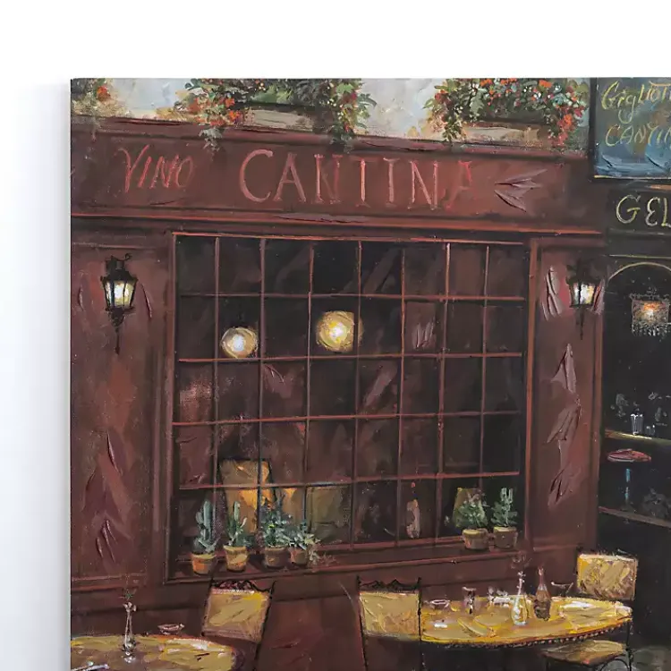 Canvas Art-Kirklands Home Courtyard Ambiance Canvas Art Print Multi