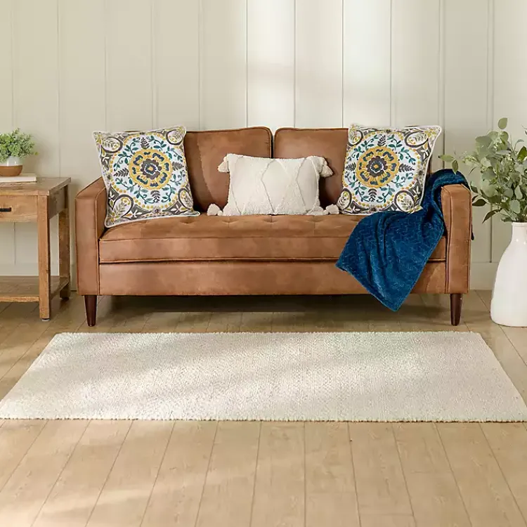 Area Rugs-Kirklands Home Boucle Area Rug, 4x6 Ivory